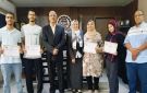 مدير تعليم قنا يكرم أعضاء غرفة عمليات اتحاد الطلاب عقب انتهاء امتحانات الثانوية العامة - eg