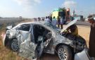 إصابة شخص في تصادم سيارتين على طريق مطروح - الإسكندرية الساحلي