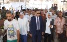 محافظ القليوبية يتفقد سوق بهتيم بعد الانتهاء من تسكين الباعة الجائلين