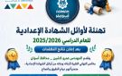 محافظ أسوان يهنئ أوائل الشهادة الإعدادية بعد إعلان نتائج التظلمات - eg