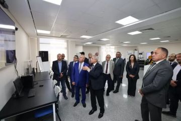 وزير النقل يتفقد فرع الأكاديمية العربية للعلوم والتكنولوجيا والنقل البحري بمدينة العلمين الجديدة وزير النقل يتفقد فرع الأكاديمية العربية للعلوم والتكنولوجيا والنقل البحري بمدينة العلمين الجديدة