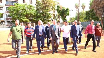 رئيس جامعة أسيوط يفتتح ملاعب رياضية بالمدن الجامعية للطلاب والطالبات رئيس جامعة أسيوط يفتتح ملاعب رياضية بالمدن الجامعية للطلاب والطالبات