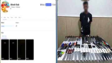 أون لاين.. القبض على أدمن صفحة لبيع الأسلحة البيضاء أون لاين.. القبض على أدمن صفحة لبيع الأسلحة البيضاء