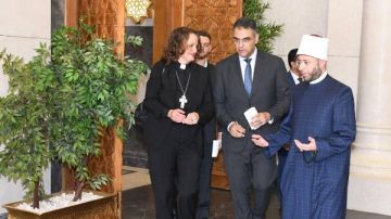 وزير الأوقاف يستقبل وفد منظمة كنائس من أجل السلام في الشرق الأوسط وزير الأوقاف يستقبل وفد منظمة كنائس من أجل السلام في الشرق الأوسط