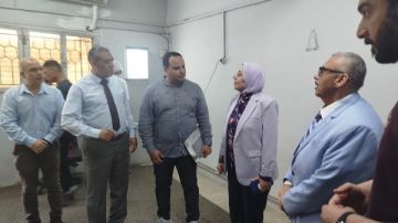 نائب رئيس جامعة بنها للدراسا العليا والبحوث تتفقد إجراءات الكشف الطبي على الطلاب الجدد نائب رئيس جامعة بنها للدراسا العليا والبحوث تتفقد إجراءات الكشف الطبي على الطلاب الجدد
