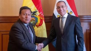 السفير المصري لدى بوليفيا يلتقي وزير الخارجية الجديد السفير المصري لدى بوليفيا يلتقي وزير الخارجية الجديد