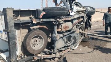 5 مصابين في حادث تصادم بين 3 سيارات بطور سيناء 5 مصابين في حادث تصادم بين 3 سيارات بطور سيناء