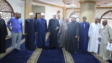 المشرف على الأروقة ومدير الجامع الأزهر يتفقدان مجمع الحصة بالقليوبية تمهيدا لافتتاحه