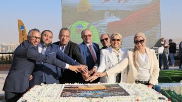 المقاولون العرب تكرم فريق العمل بمشروع سد ومحطة جوليوس نيريري التنزاني المقاولون العرب تكرم فريق العمل بمشروع سد ومحطة جوليوس نيريري التنزاني