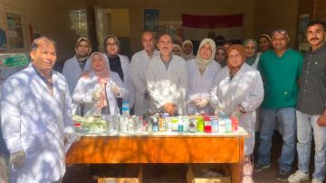 جامعة بنها تنظم قافلة بيطرية مجانية بقرية بطا جامعة بنها تنظم قافلة بيطرية مجانية بقرية بطا