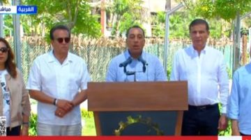 مؤتمر صحفي لرئيس الوزراء عقب جولته بمحافظة الغربية مؤتمر صحفي لرئيس الوزراء عقب جولته بمحافظة الغربية