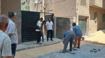 استمرار أعمال تطوير ورفع كفاءة شارع الفتح بالعجوزة استمرار أعمال تطوير ورفع كفاءة شارع الفتح بالعجوزة