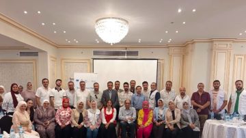 الصحة تنظم تدريبا متخصصا لرفع كفاءة الكوادر الطبية في الطوارئ والرعاية الحرجة الصحة تنظم تدريبا متخصصا لرفع كفاءة الكوادر الطبية في الطوارئ والرعاية الحرجة