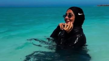 حلا شيحة تظهر بالبوركيني في أحدث إطلالة من عطلتها الصيفية