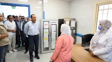 رئيس الوزراء يتفقد وحدة طب الأسرة بـ نهطاي في الغربية رئيس الوزراء يتفقد وحدة طب الأسرة بـ نهطاي في الغربية