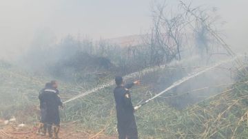 حريق بالحلف والهيش بأحد الأخوار الجبلية بمطلع الصداقة الجديدة دون وقوع إصابات في أسوان حريق بالحلف والهيش بأحد الأخوار الجبلية بمطلع الصداقة الجديدة دون وقوع إصابات في أسوان