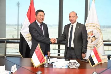 د. محمد فريد: نعمل على تحويل العلاقات المصرية السنغافورية لشراكات تدعم معدلات التجارة والاستثمار البينية د. محمد فريد: نعمل على تحويل العلاقات المصرية السنغافورية لشراكات تدعم معدلات التجارة والاستثمار البينية