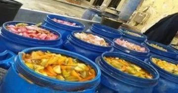 تموين البحيرة: ضبط مخللات منتهية الصلاحية فى حوش عيسى
