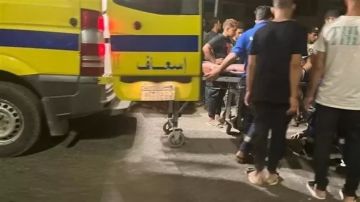 إصابة سيدة ونجليها وسائق في حادث تصادم أعلى دائري المنيب إصابة سيدة ونجليها وسائق في حادث تصادم أعلى دائري المنيب