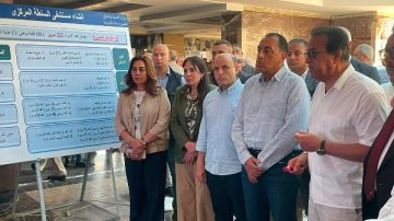 مدبولي يتفقد مشروع إنشاء مستشفي السنطة بالغربية مدبولي يتفقد مشروع إنشاء مستشفي السنطة بالغربية