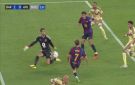 برشلونة ينهي الشوط الأول متقدما علي الأهلي بهدفين نظيفين