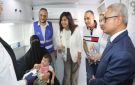 محافظ بني سويف ونبيلة مكرم يتفقدان القافلة الشاملة للتحالف الوطني ضمن المرحلة الثالثة من حملة إيد واحدة صور