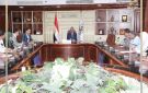محافظ بني سويف يواصل لقاءاته الدورية مع حملة الدكتوراه والماجستير من العاملين بالديوان العام والوحدات المحلية