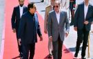 الرئيس السيسي يودع ملك البحرين بمطار العلمين في ختام زيارته إلى مصر