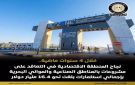 المنطقة الاقتصادية نجحت في التعاقد على العديد من المشروعات بالمناطق الصناعية والمواني البحرية بإجمالي استثمارات بلغت نحو 16.4 مليار دولار