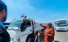 رئيس حي غرب بورسعيد تصادر سيارة تلقي مخلفاتها بالطريق العام