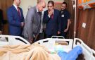 وزير العمل يتفقد مصابي حادث عمال الدواويس بالإسماعيلية - eg