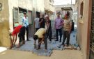 بدء أعمال رفع كفاءة وتطوير وتركيب بلاط الإنترلوك بـ29 شارعا بالبدرشين