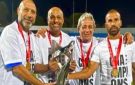طارق مصطفى يحتفل بتتويج الفيصلي بالسوبر - eg