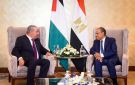 وزير الخارجية يبحث مع نائب الرئيس الفلسطيني تطورات الأوضاع في الأراضي الفلسطينية المحتلة
