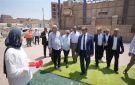 نقيب المهندسين ووكيل النقابة يفتتحان المرحلة الثانية من أعمال التطوير بنادي المهندسين بكوم أمبو
