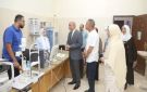 نائب رئيس جامعة قنا يتفقد أعمال الكشف الطبي للطلاب الجدد - eg
