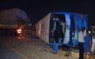 4 وفيات و57 مصابا.. ارتفاع حصيلة حادث تصادم أتوبيس ونقل بمحور الضبعة - eg