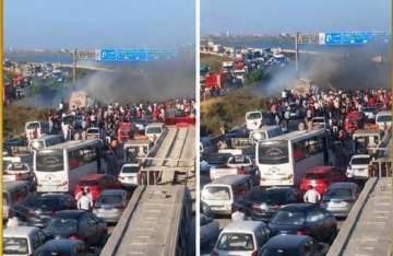 حادث مزيف وصور مضللة تثير الجدل في مصر.. وبيان رسمي يحسم الأمر حادث مزيف وصور مضللة تثير الجدل في مصر.. وبيان رسمي يحسم الأمر