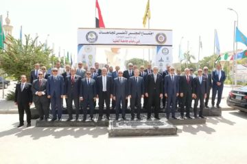 رئيس جامعة كفر الشيخ يشارك في اجتماع المجلس الأعلى للجامعات بالمنيا رئيس جامعة كفر الشيخ يشارك في اجتماع المجلس الأعلى للجامعات بالمنيا