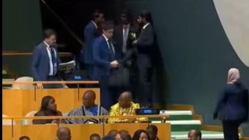 فضحهم قدام العالم.. لحظة انسحاب الوفد الإسرائيلي أثناء كلمة أردوغان بجلسة الأمم المتحدة