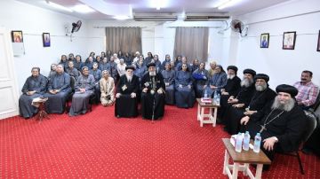 البابا تواضروس للمكرسات بملوي: الخدمة تحتاج إلى حياة روحية قوية البابا تواضروس للمكرسات بملوي: الخدمة تحتاج إلى حياة روحية قوية