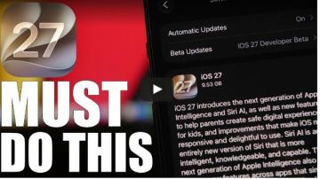خطوات مهمة قبل تحديث آيفون إلى iOS 27 خطوات مهمة قبل تحديث آيفون إلى iOS 27