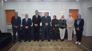 رئيسا الإحصاء والإذاعة يبحثان سبل توسيع آفاق التعاون لتعزيز الوعي الإحصائي والتوعية التعداد رئيسا الإحصاء والإذاعة يبحثان سبل توسيع آفاق التعاون لتعزيز الوعي الإحصائي والتوعية التعداد