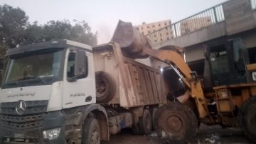 رفع 1500 طن رتش من نفق التربيع بالهرم وإعادة فتحه أمام السيارات