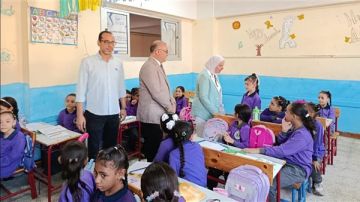 همت أبو كيلة تتابع انتظام الدراسة والرعاية الصحية والتغذية بمدارس القاهرة