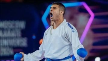يوسف بدوي يتوج ببرونزية الكاراتيه في دورة ألعاب البحر المتوسط يوسف بدوي يتوج ببرونزية الكاراتيه في دورة ألعاب البحر المتوسط