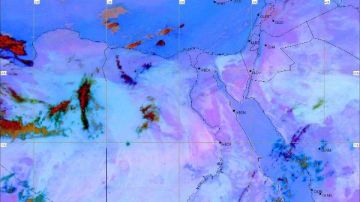 سحب رعدية بالقرب من مطروح وفرص أمطار تمتد للقاهرة.. حالة الطقس اليوم سحب رعدية بالقرب من مطروح وفرص أمطار تمتد للقاهرة.. حالة الطقس اليوم