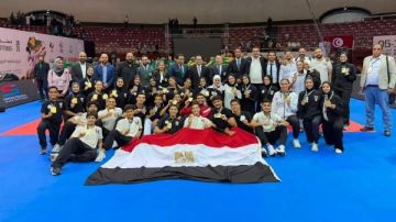 وزير الرياضة يهنئ منتخبات مصر للكاراتيه بالتتويج ببطولة إفريقيا بالجزائر وزير الرياضة يهنئ منتخبات مصر للكاراتيه بالتتويج ببطولة إفريقيا بالجزائر