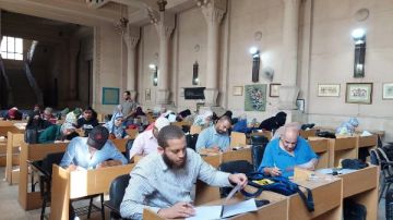 1300 متقدم.. انطلاق اختبارات نهاية المستوى الثالث برواق الخط العربي بالأزهر 1300 متقدم.. انطلاق اختبارات نهاية المستوى الثالث برواق الخط العربي بالأزهر