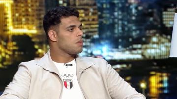عمر الرملي بعد حصد ذهبية الجودو بألعاب الحبر المتوسط : رحت أجيب الدهب لمصر عمر الرملي بعد حصد ذهبية الجودو بألعاب الحبر المتوسط : رحت أجيب الدهب لمصر